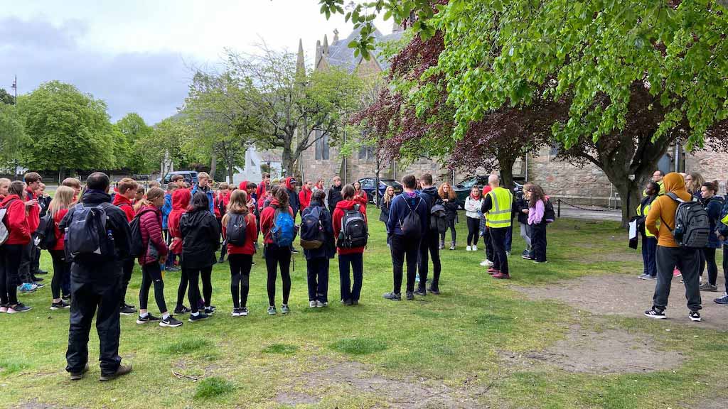 Lathallan School sponsored walk for Queen's Platinum Jubilee
