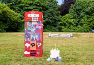 Lathallan School art box project with Lada Wilson for BT's Adopt a kiosk scheme