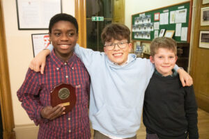 Lathallan School pupils at annual sports dinner 2022