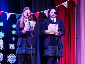 YPI pupils at Lathallan School giving speeches